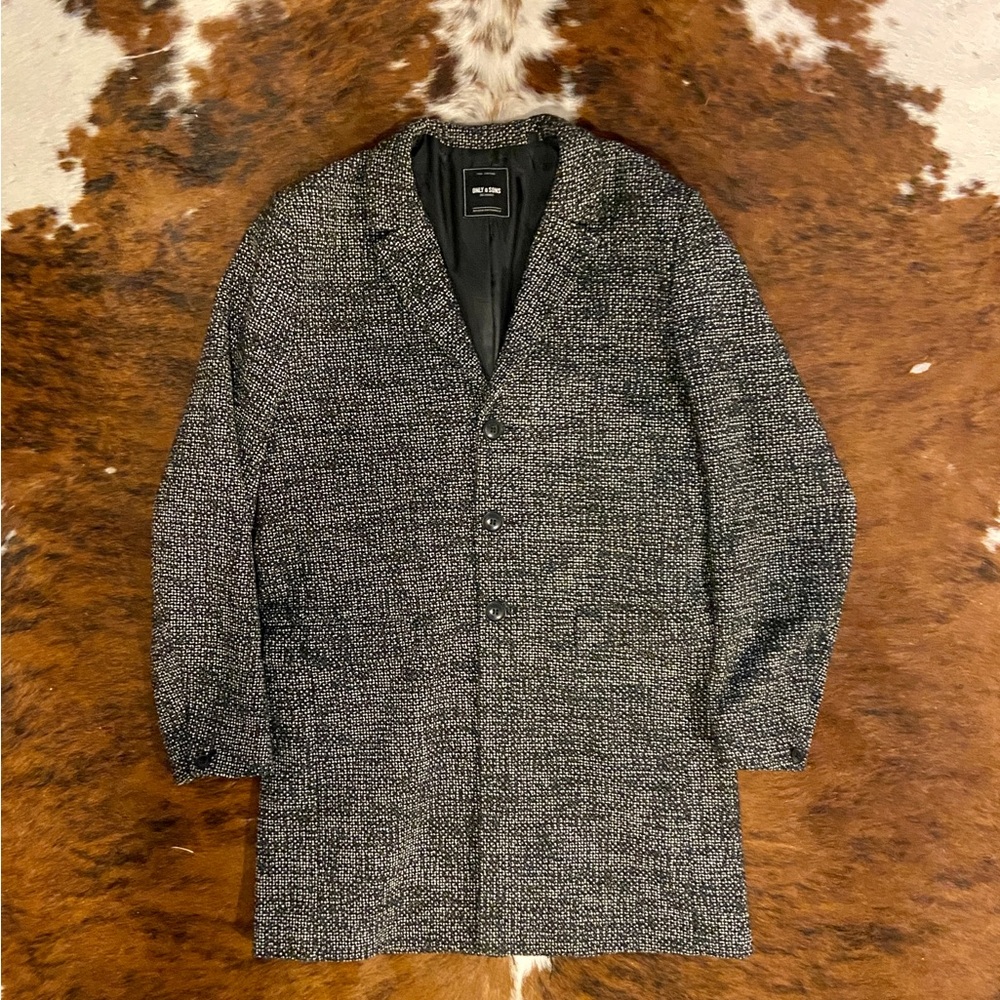 Only & Sons Multi Knit Overcoat